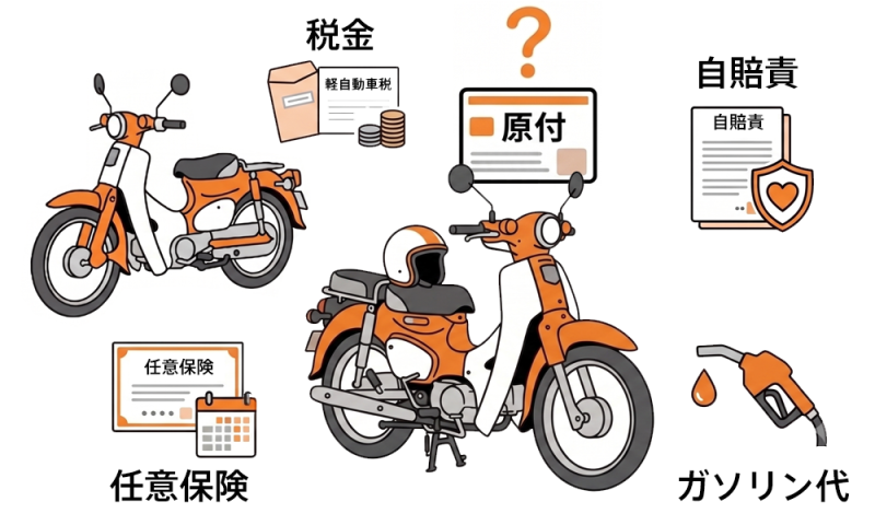 原付の維持費っていくら？ 買ったあとにかかるお金、ぜんぶ見せます